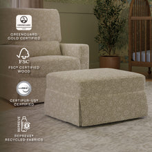 M21785MA,Namesake,Crawford Gliding Ottoman in Mallow in Ash