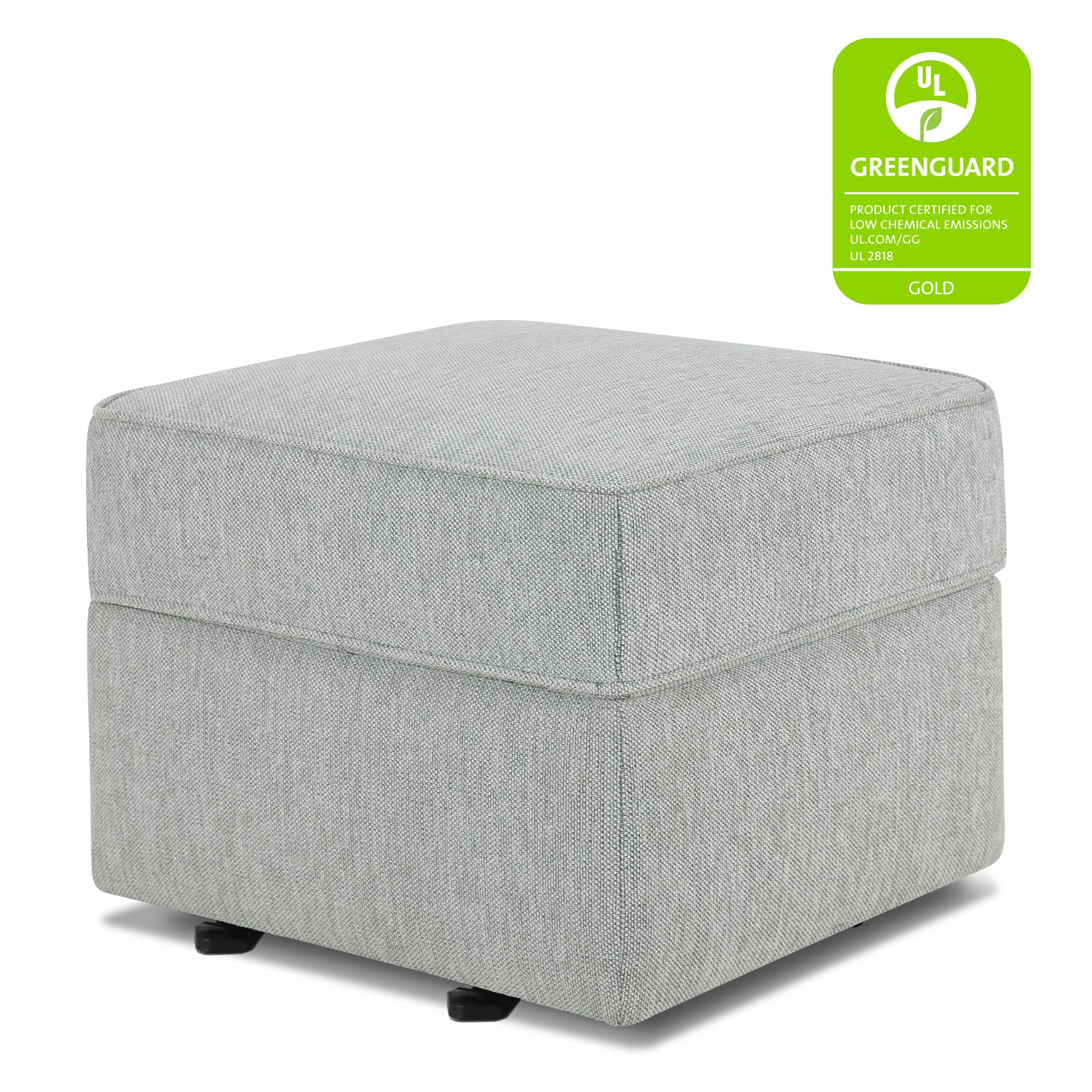 M17285FWLG,Namesake,Willa/Alden Gliding Ottoman in Feathered Grey Weave