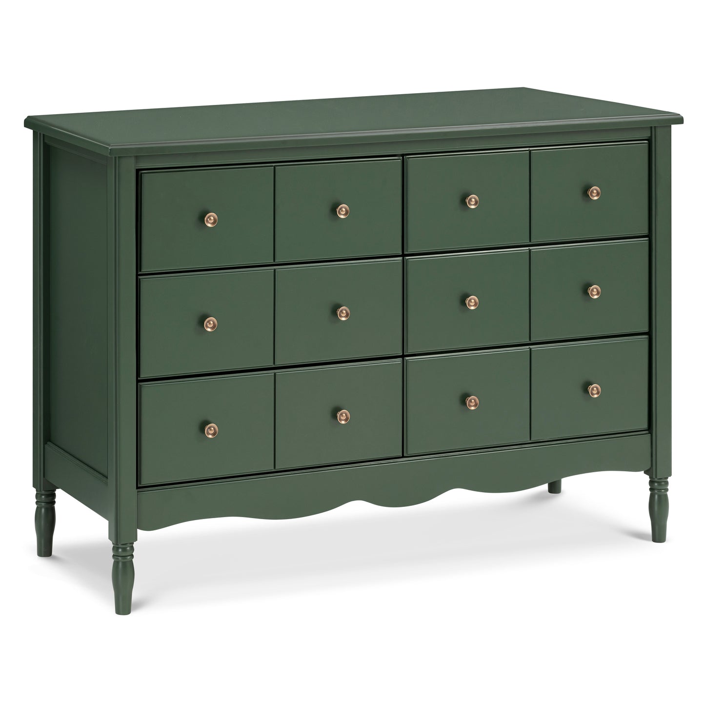 M7116FRGR,Namesake,Liberty 6-Drawer Assembled Dresser in Forest Green