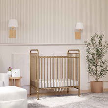 M15598VG,Namesake,Abigail 3-in-1 Convertible Mini Crib in Vintage Gold