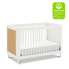 M23701RWHC,Namesake,Marin with Cane 3-in-1 Convertible Crib in Warm White and Honey Cane