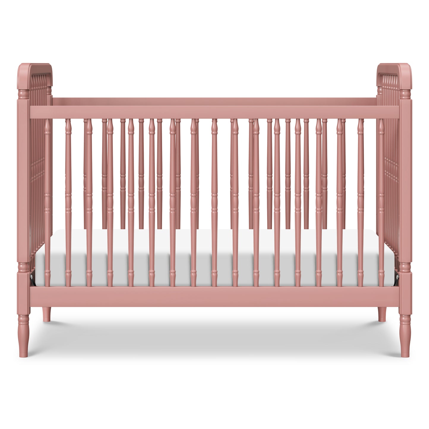 M7101DTR,Namesake,Liberty 3-in-1 Convertible Spindle Crib w/Toddler Bed Conversion Kit in Dusty Rose