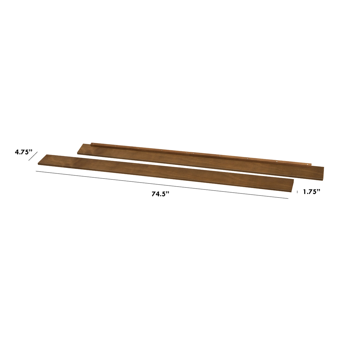 Twin/Full-Size Bed Conversion Kit (M5789) - dimensions