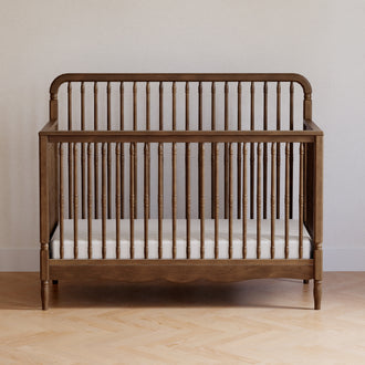 M7141NL,Namesake,Liberty 4-in-1 Convertible Spindle Crib in Natural Walnut