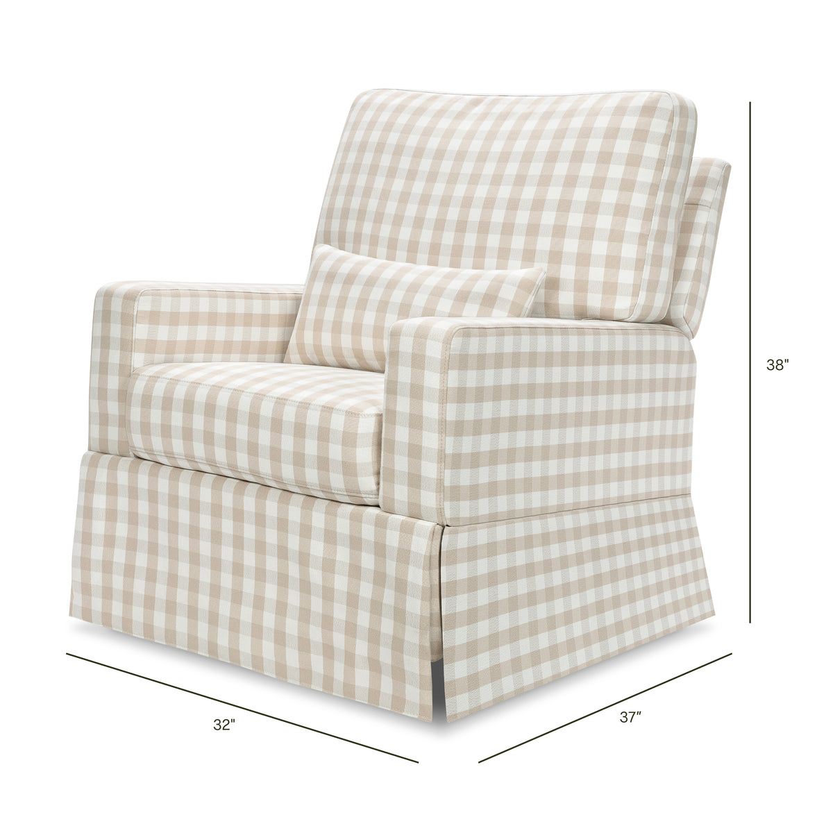Crawford Recliner and Swivel Glider - dimensions