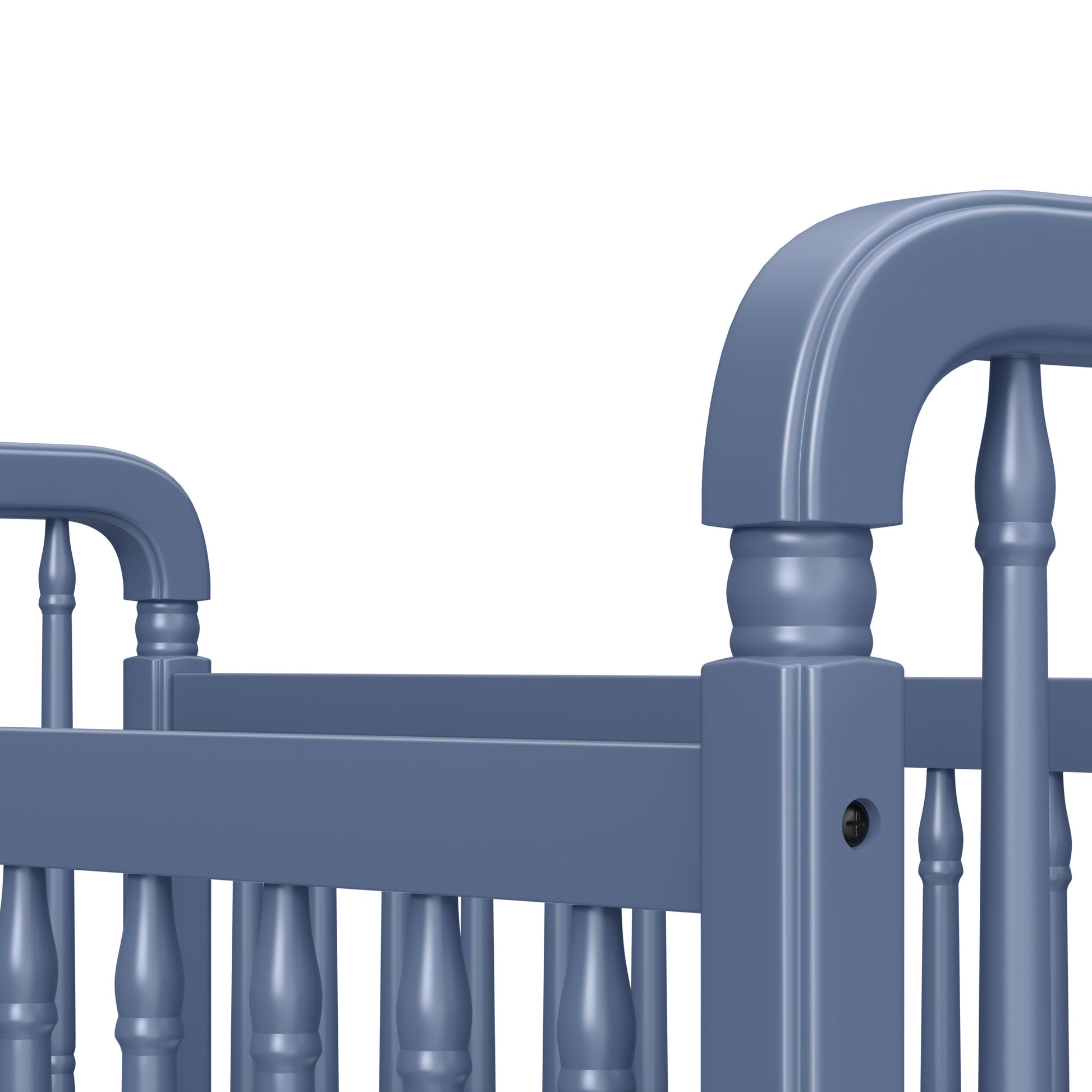 M7101CVB,Namesake,Liberty 3-in-1 Convertible Spindle Crib w/Toddler Bed Conversion Kit in Cove Blue