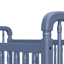 M7101CVB,Namesake,Liberty 3-in-1 Convertible Spindle Crib w/Toddler Bed Conversion Kit in Cove Blue