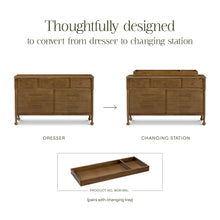 M31416NL,Namesake,Alouette 7-Drawer Assembled Dresser in Natural Walnut