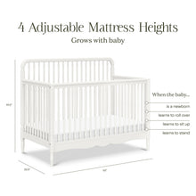 M7141RW,Namesake,Liberty 4-in-1 Convertible Spindle Crib in Warm White