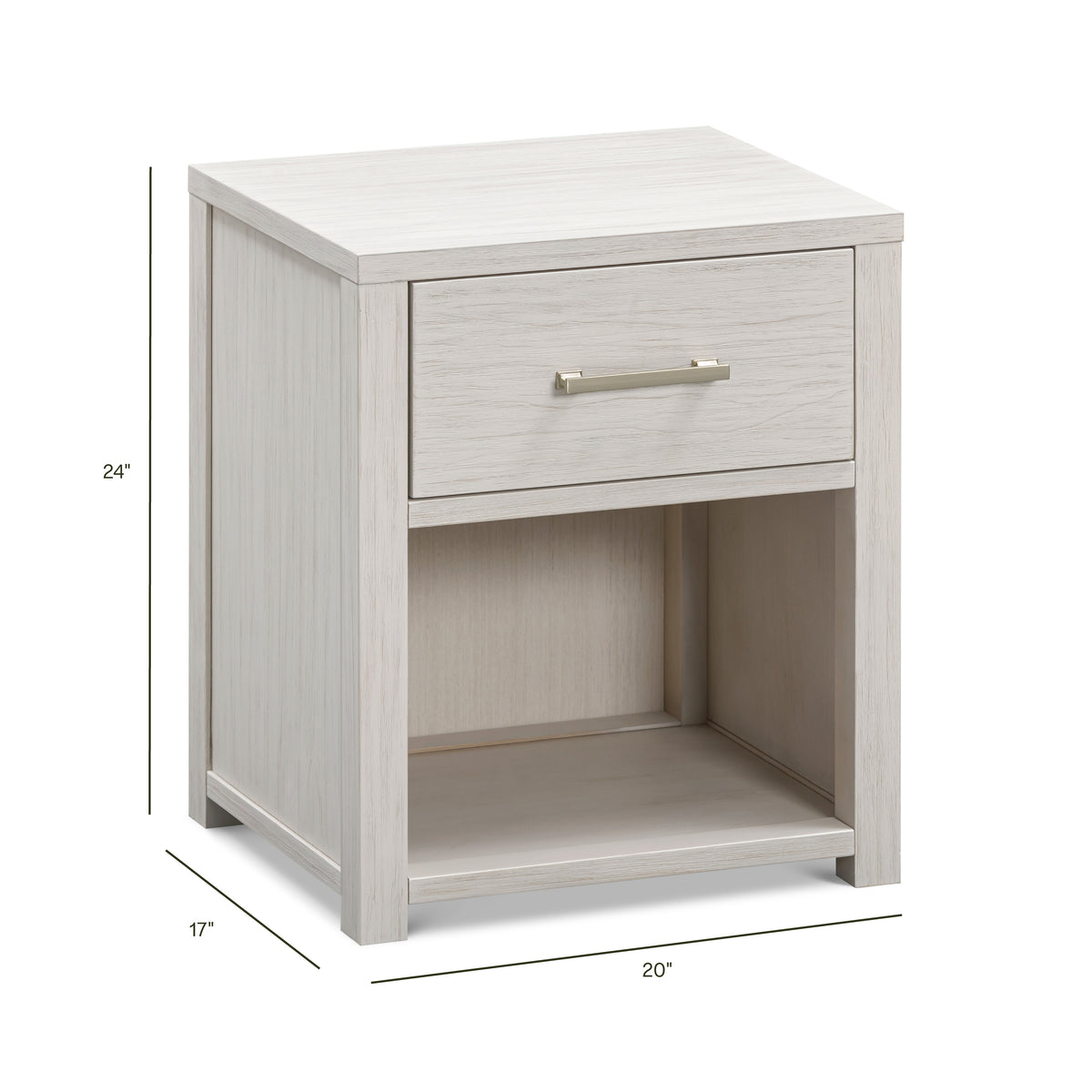 Hemsted Assembled Nightstand - dimensions