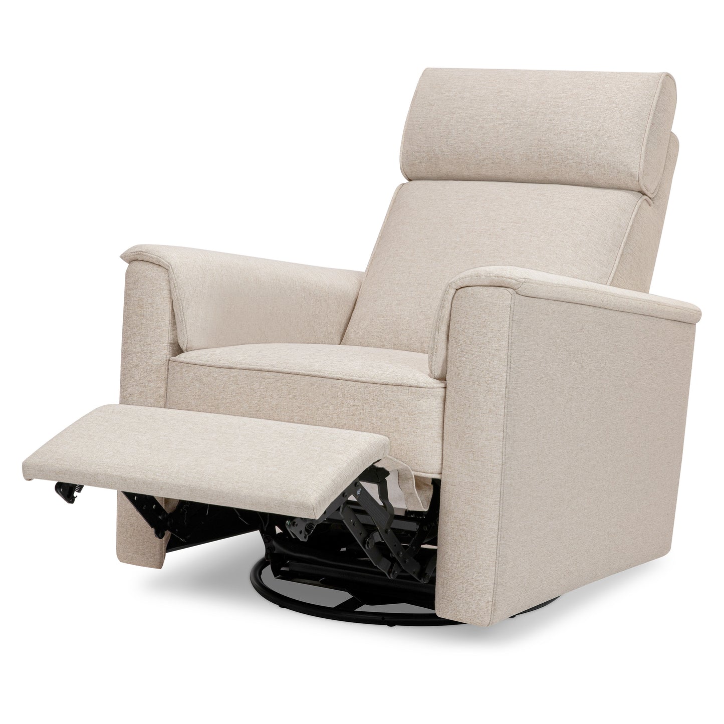 M17182PBEW,Namesake,Willa Pro Power Glider Recliner w/ Power Lumbar in Performance Beach Eco-Weave