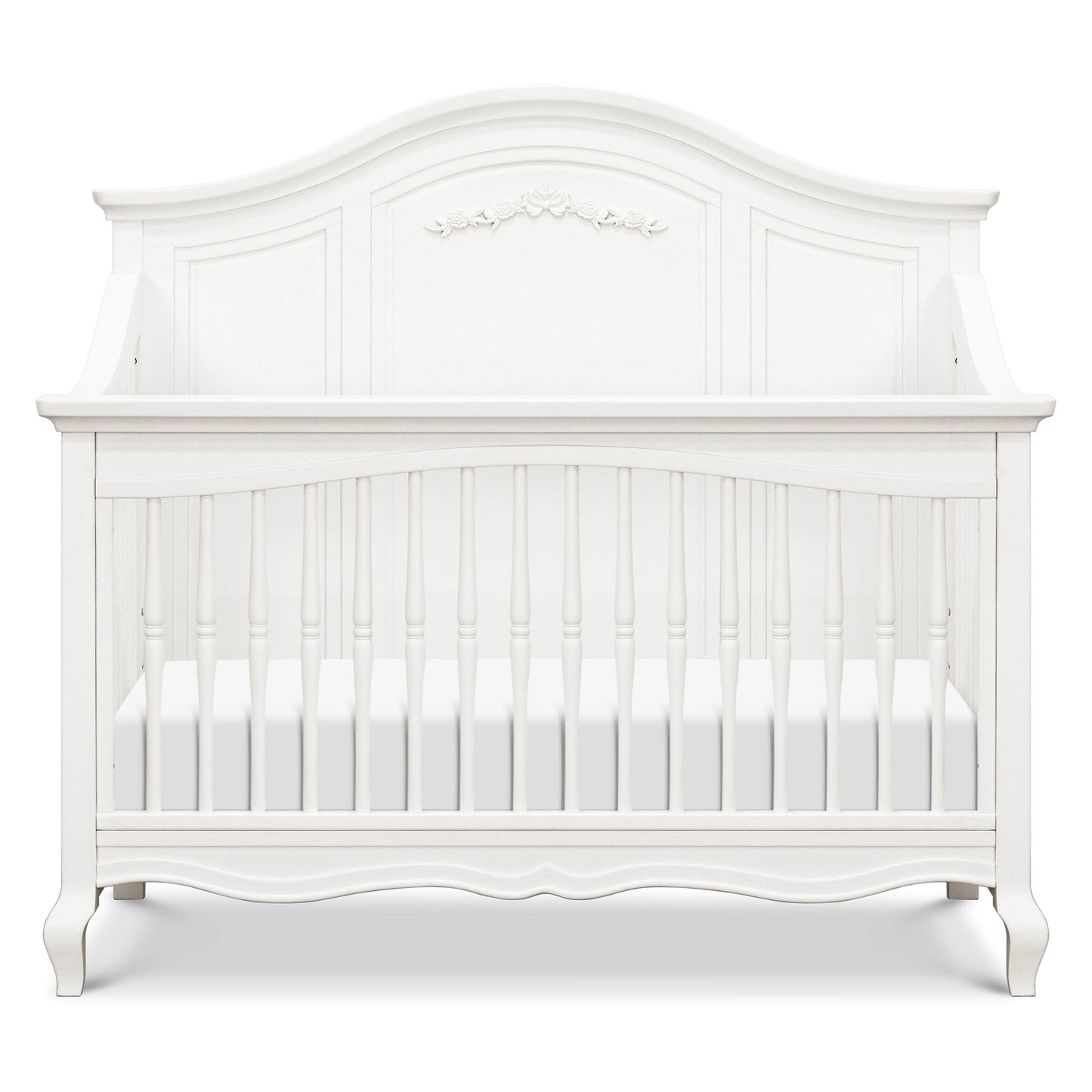B19601RW,Mirabelle 4-in-1 Convertible Crib in Warm White