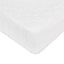 T29437,Plain White Quilted Muslin Changing Pad Cover in GOTS Certified Organic Cotton