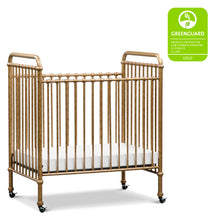 M15598VG,Namesake,Abigail 3-in-1 Convertible Mini Crib in Vintage Gold