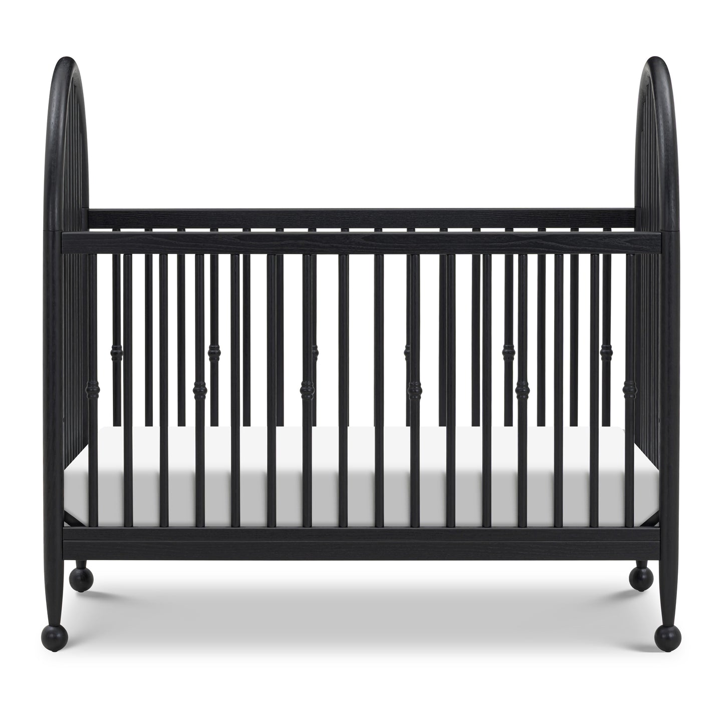 M31401AB,Namesake,Alouette 3-in-1 Convertible Spindle Crib in Archival Black
