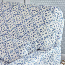 M21787BLT,Namesake,Sarah Flint x Namesake Crawford Swivel Glider in Blue Lattice Performance Eco-Weave