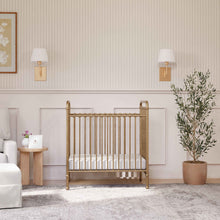 M15598VG,Namesake,Abigail 3-in-1 Convertible Mini Crib in Vintage Gold