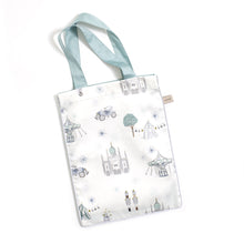 Gooslings Adventures in Wonderland Crib Sheet - Aqua