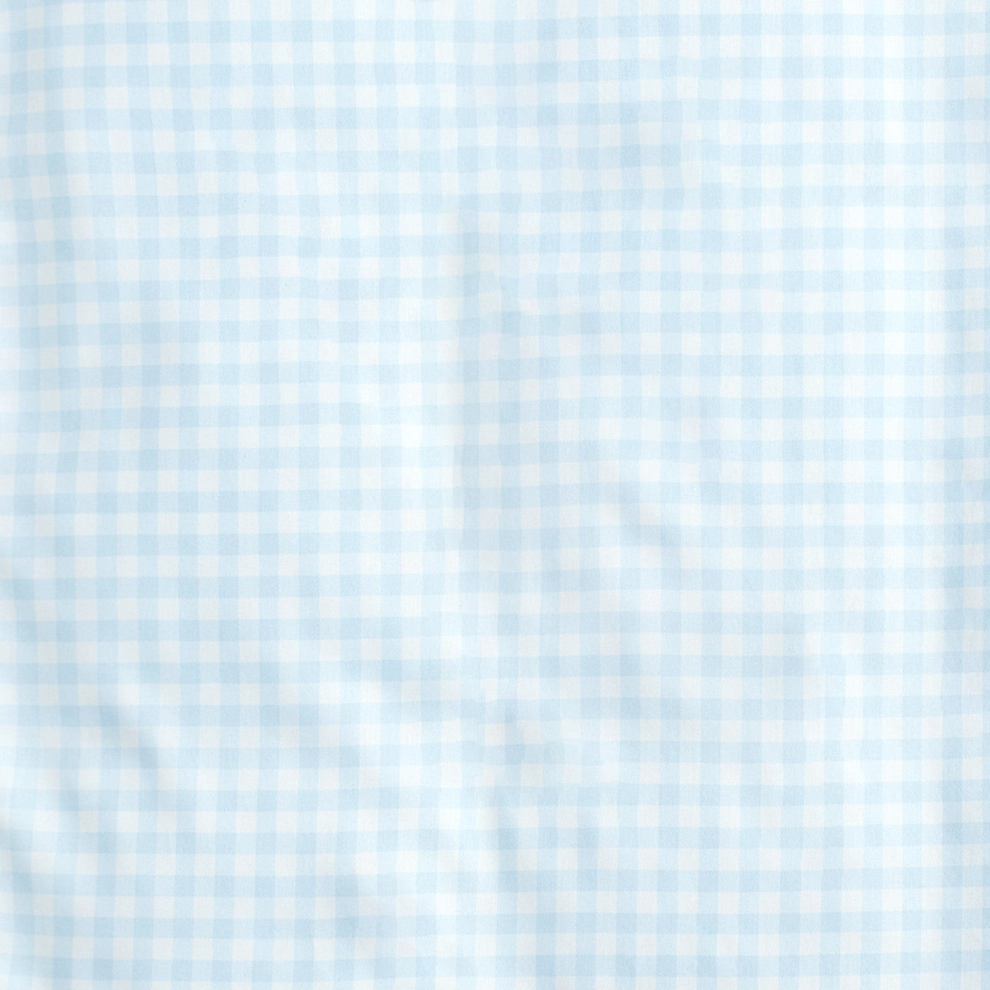Gooslings Picnic Gingham Crib Sheet - Blue