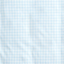 Gooslings Picnic Gingham Crib Sheet - Blue