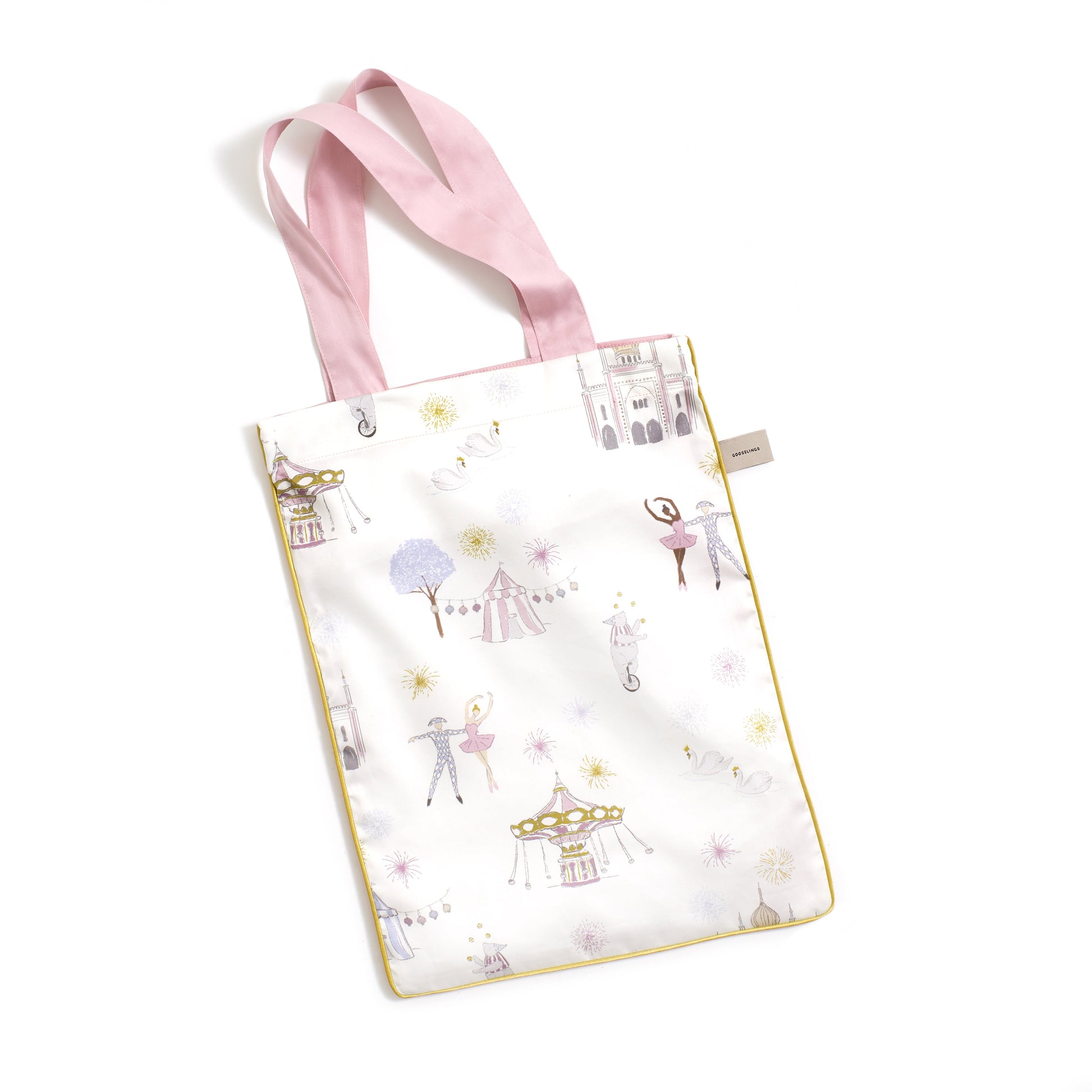 Gooslings Adventures in Wonderland Crib Sheet - Rose