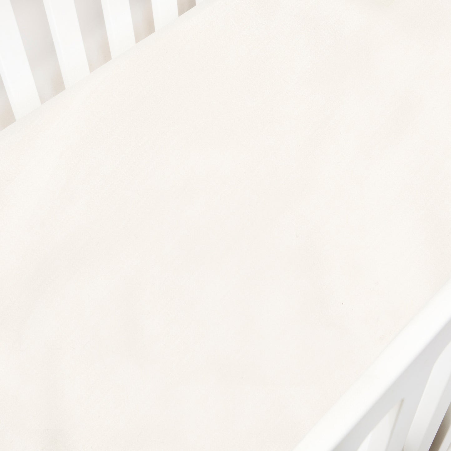 Gooslings Solid Crib Sheet - Ivory
