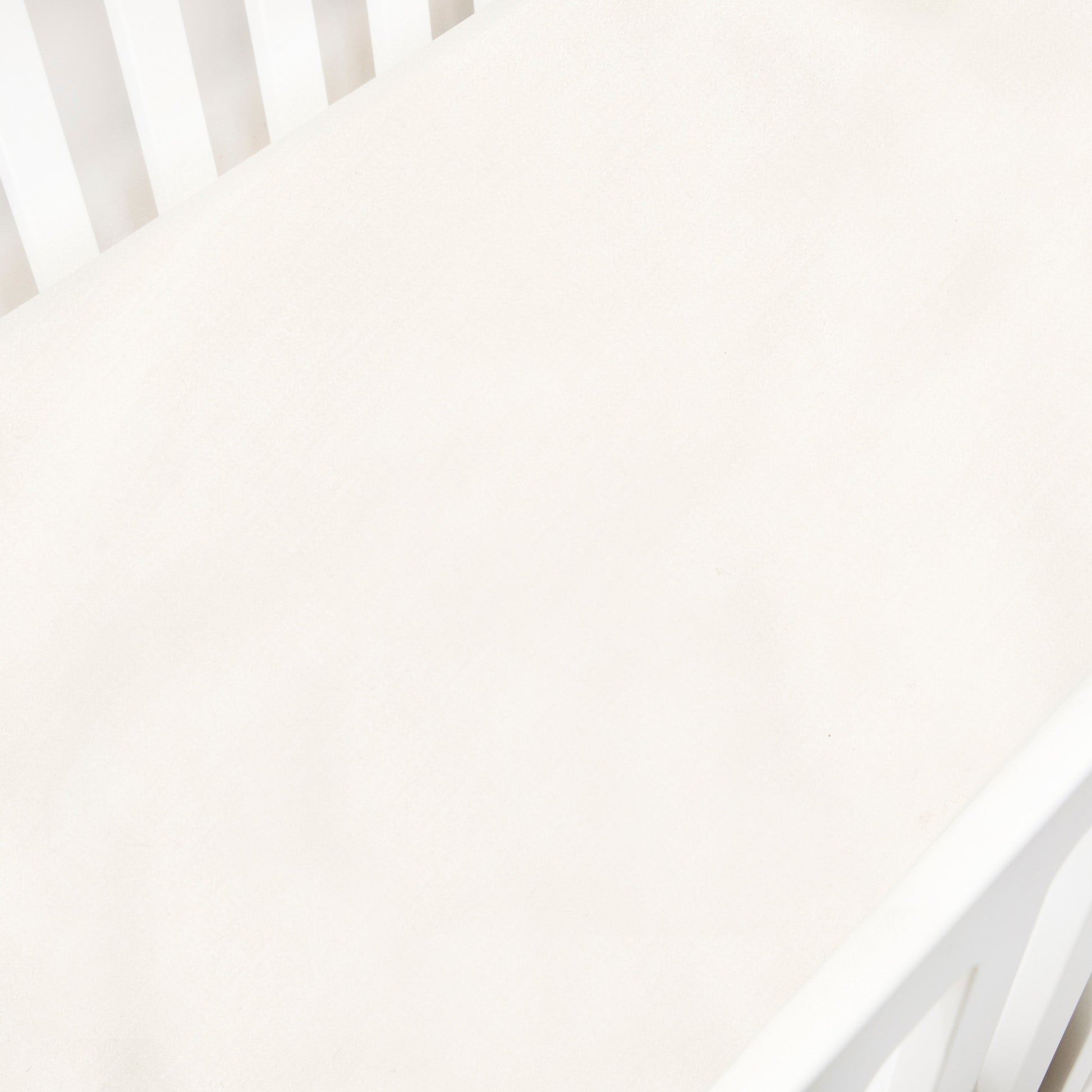 Gooslings Solid Crib Sheet - Ivory