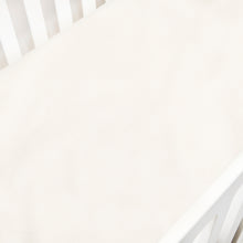 Gooslings Solid Crib Sheet - Ivory