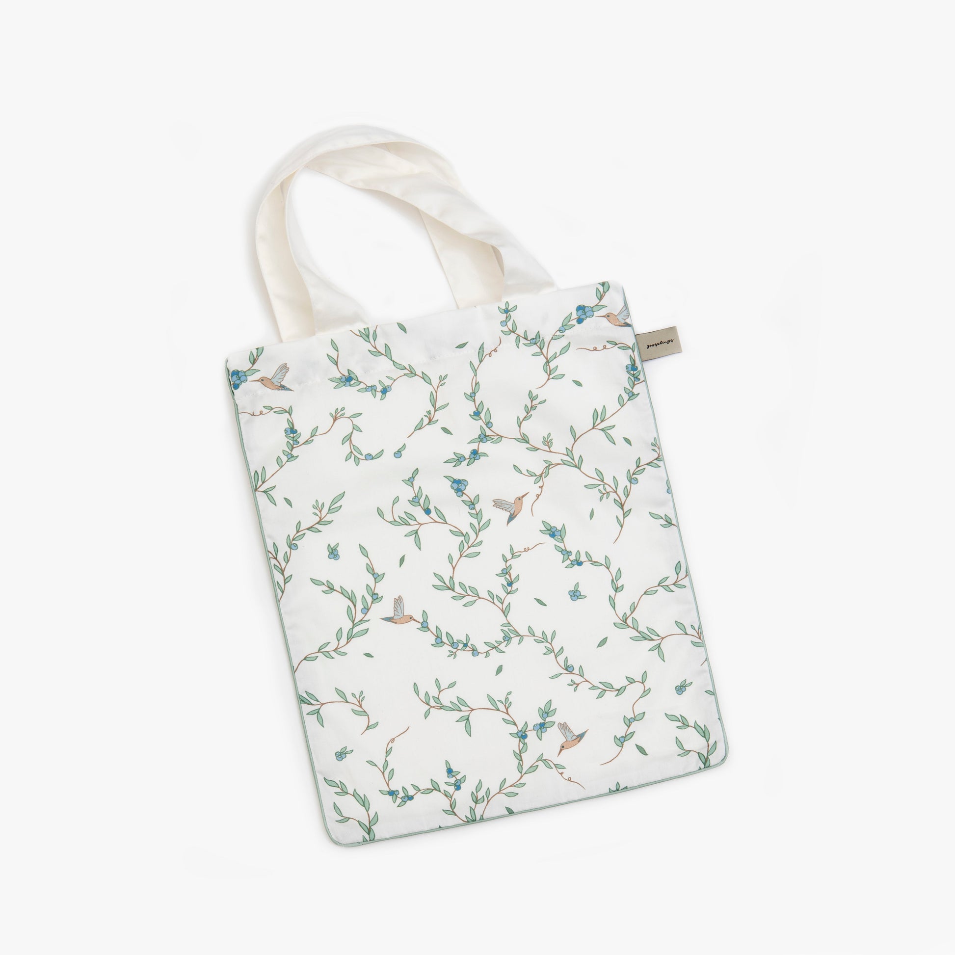 Gooslings Secret Garden Crib Sheet - Ivory