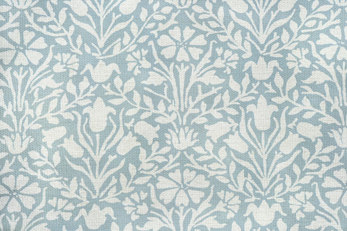MDBFABRIC182,Namesake,Namesake - Bellflowers in Powdered Blue (BPB) SWATCH