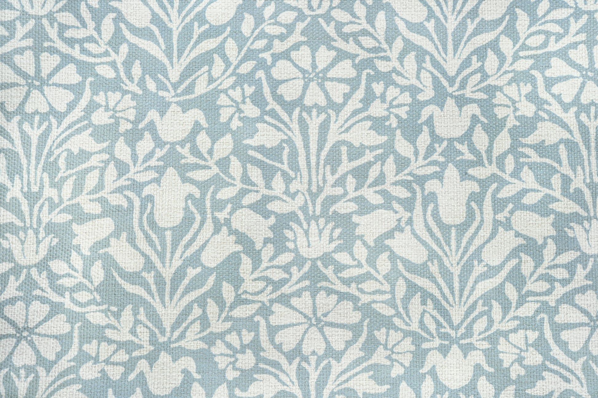 MDBFABRIC182,Namesake,Namesake - Bellflowers in Powdered Blue (BPB) SWATCH