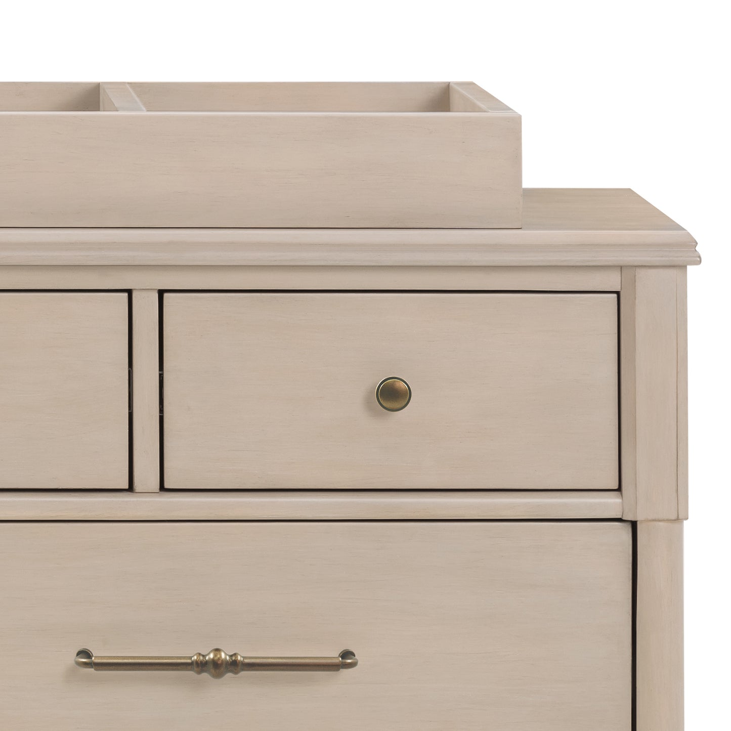 M0619WP,The MDB Family,Universal Wide Removable Changing Tray in Washed Pine