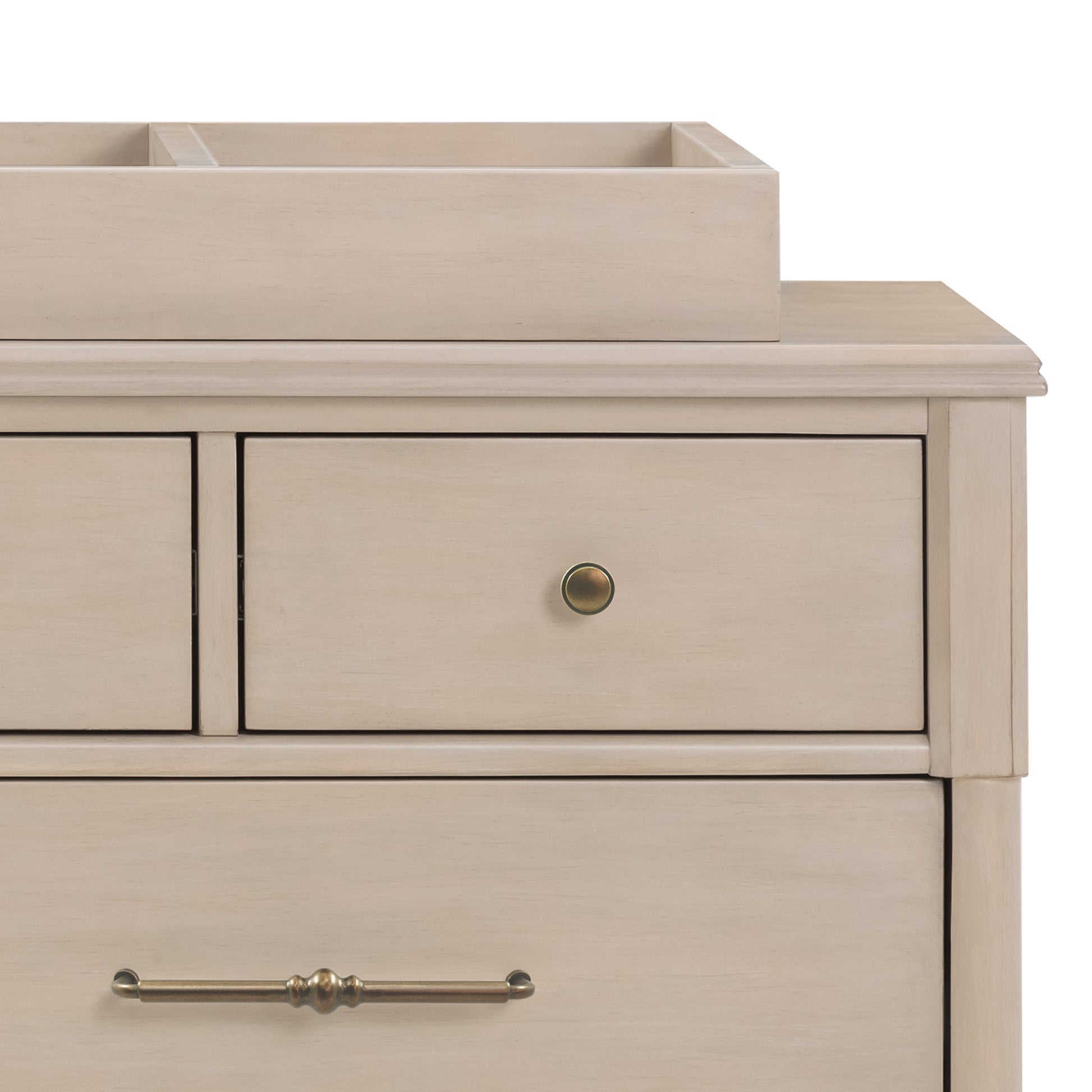 M0619WP,The MDB Family,Universal Wide Removable Changing Tray in Washed Pine
