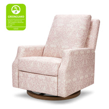 M22287PBRRDB,Namesake,Crewe Recliner and Swivel Glider in Pure Brer Rabbit in Rose w/Dark Wood Base