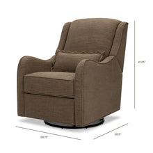 M27787PTEB,Namesake,Devon Recliner and Swivel Glider in Performance Truffle Eco-Basketweave