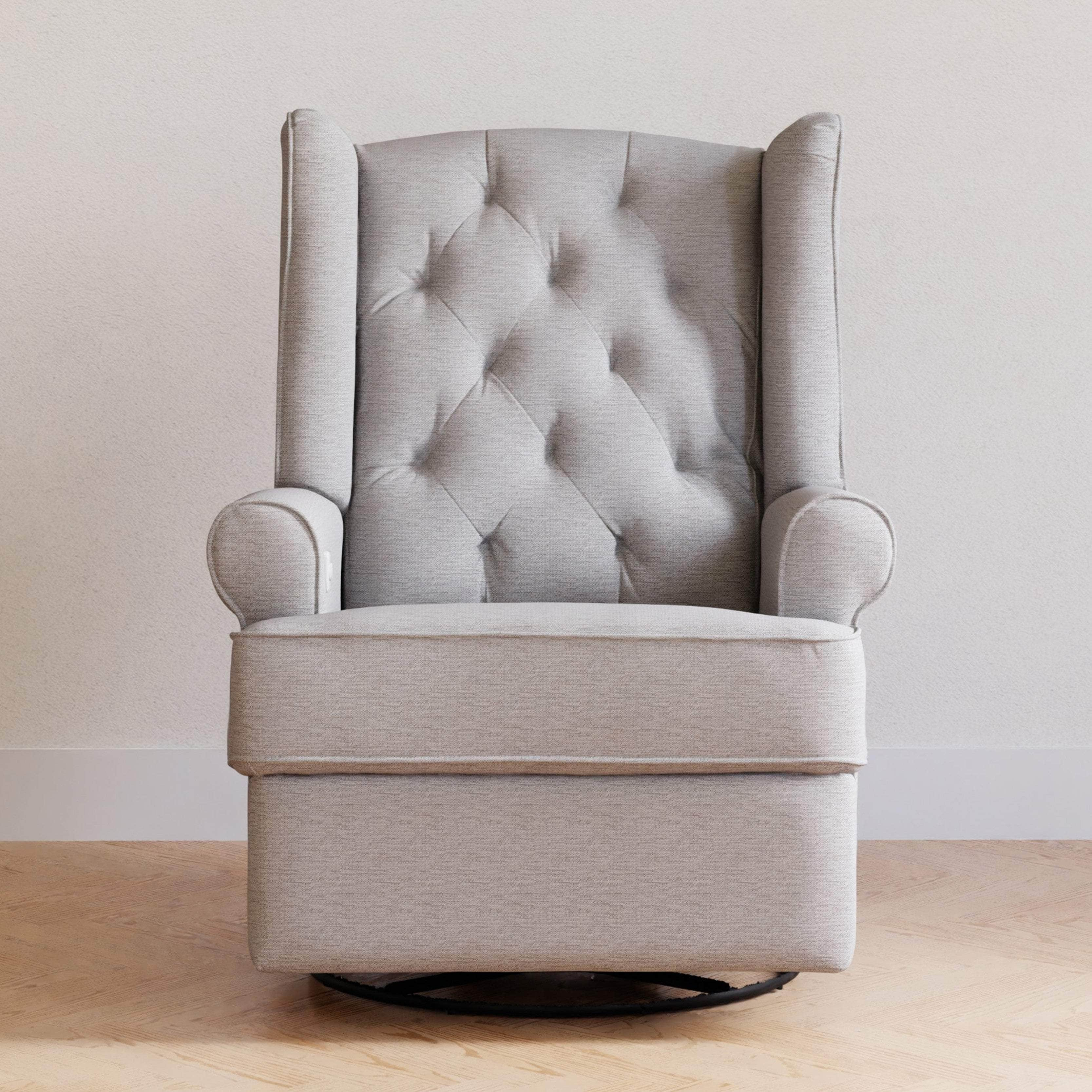 Million dollar baby alden swivel glider in shop feather grey