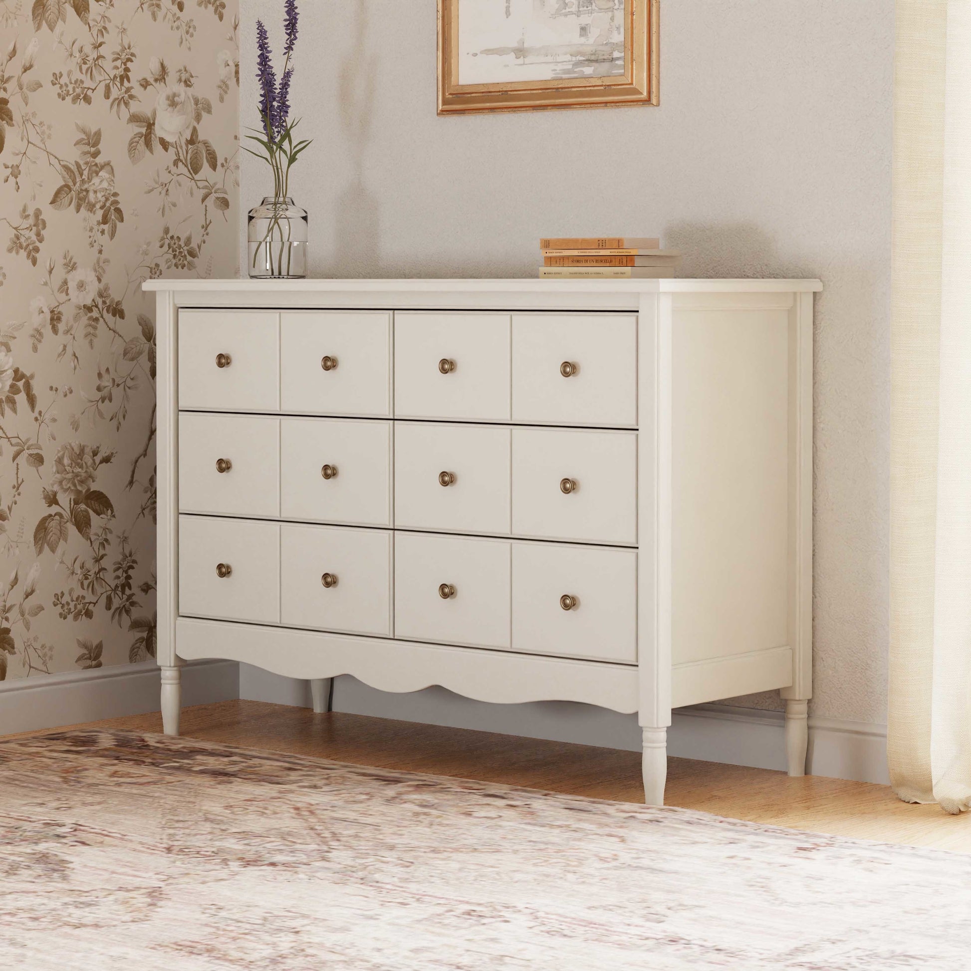 M7116RW,Namesake,Liberty 6-Drawer Assembled Dresser in Warm White