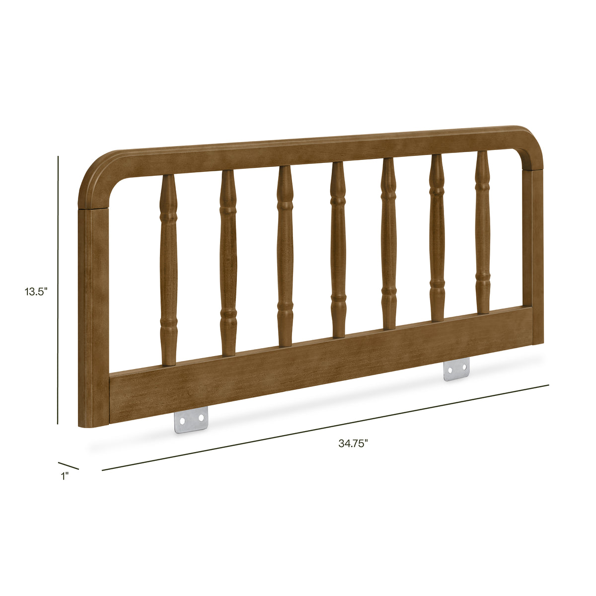 Liberty Spindle Twin/Full Bed Guardrail - dimensions