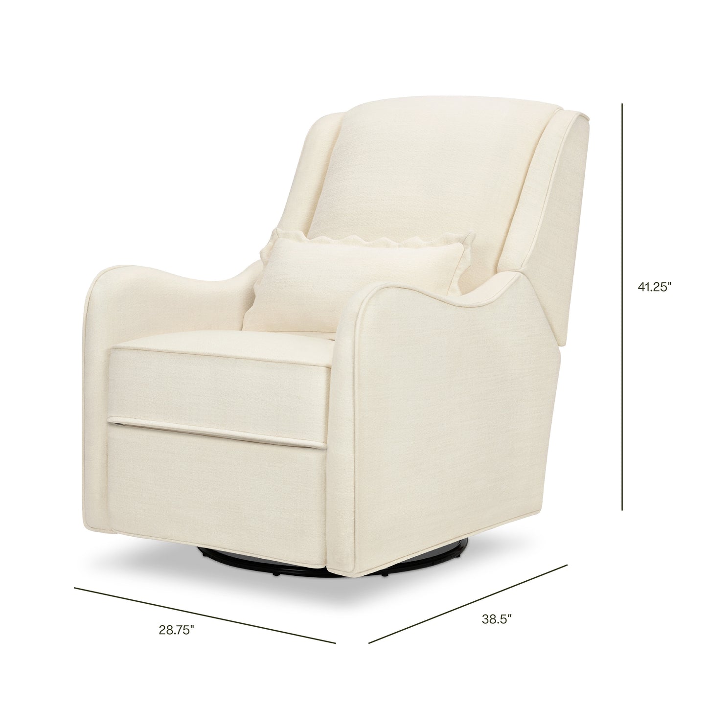 M27787PIEB,Namesake,Devon Recliner and Swivel Glider in Performance Ivory Eco-Basketweave