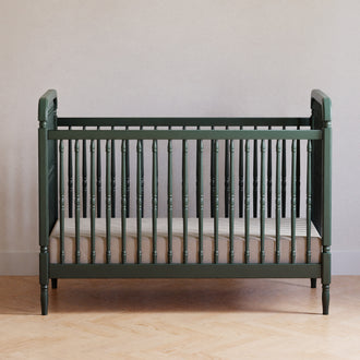 M7101FRGR,Namesake,Liberty 3-in-1 Convertible Spindle Crib w/Toddler Bed Conversion Kit in Forest Green