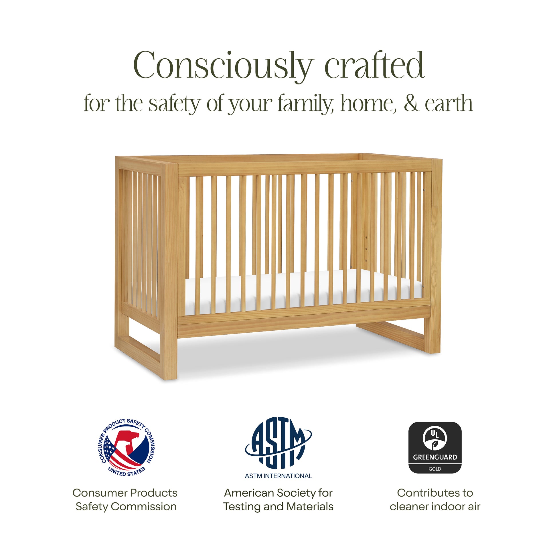 Namesake Nantucket 3-in-1 Convertible Crib with Toddler Bed
