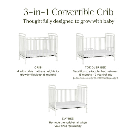 Abigail 3-in-1 Convertible Crib