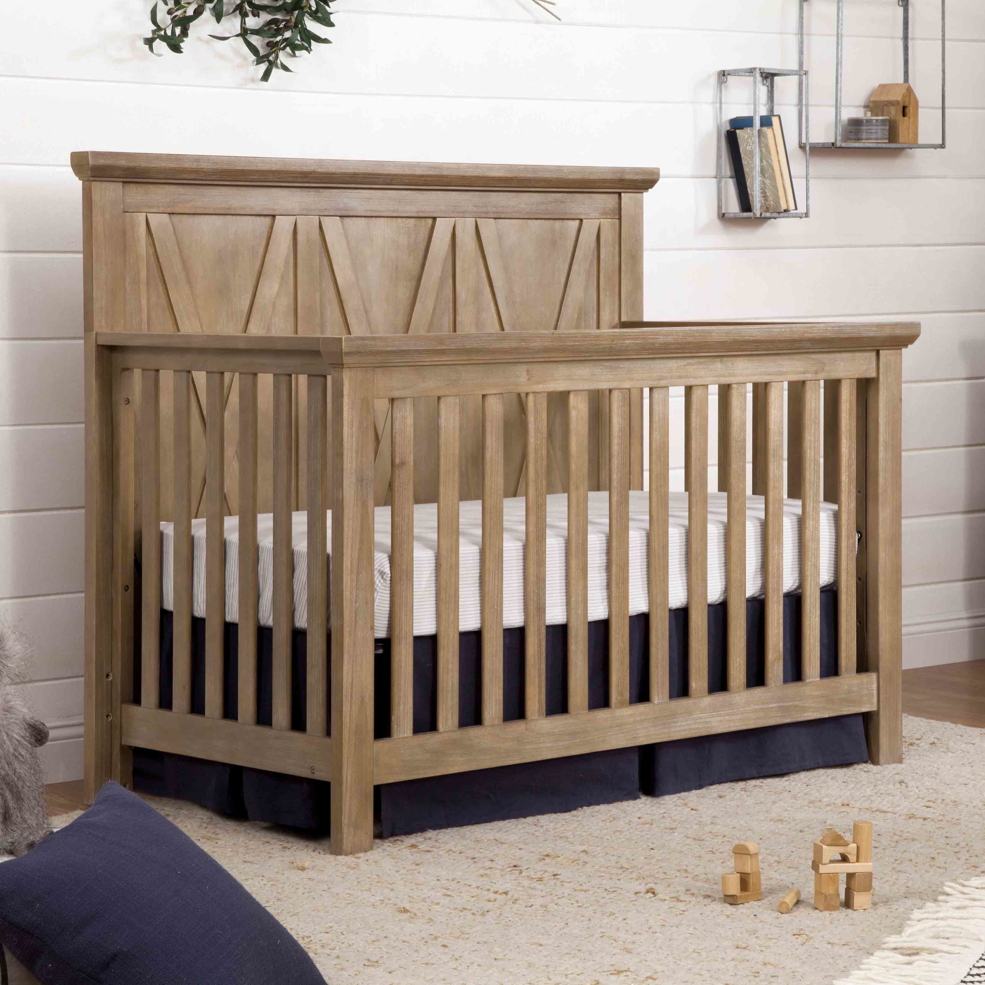 Monogram by Namesake Emory Farmhouse 4-in-1 Convertible Crib