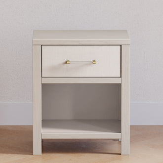 M24860WDFPEW,Namesake,Eloise Nightstand  Assembled in White Driftwood and Performance Pearl Eco-Weave