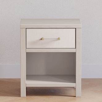 M24860WDFPEW,Namesake,Eloise Nightstand  Assembled in White Driftwood and Performance Pearl Eco-Weave