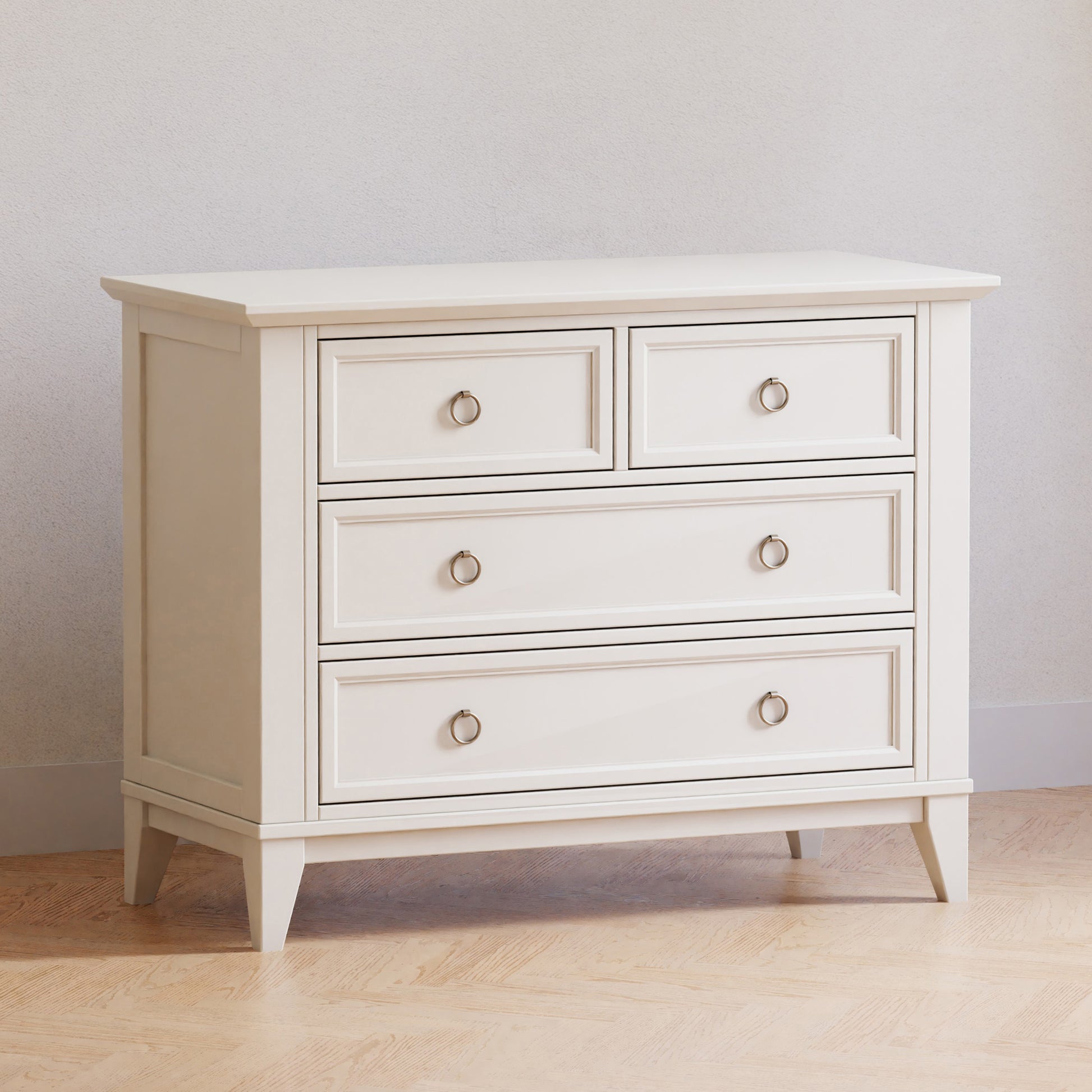 M10716RW,Namesake,Emma Regency 4-Drawer Dresser in Warm White