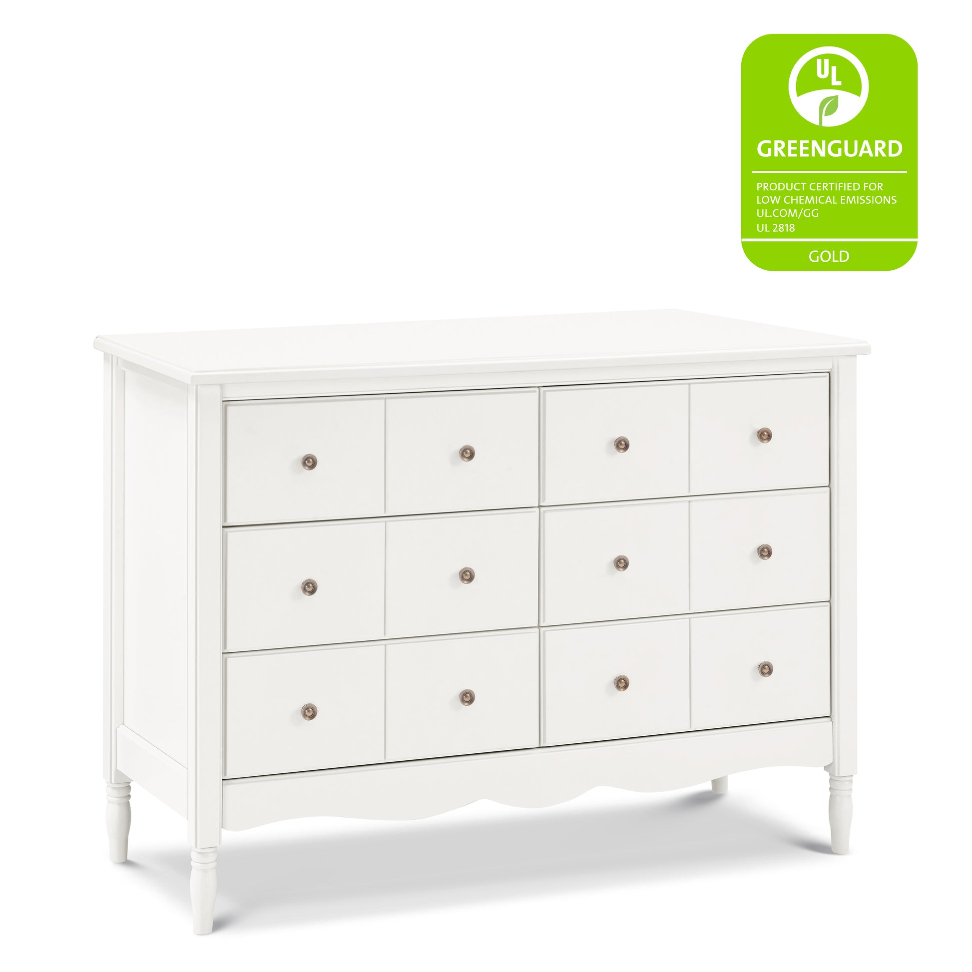 M7116RW,Namesake,Liberty 6-Drawer Assembled Dresser in Warm White