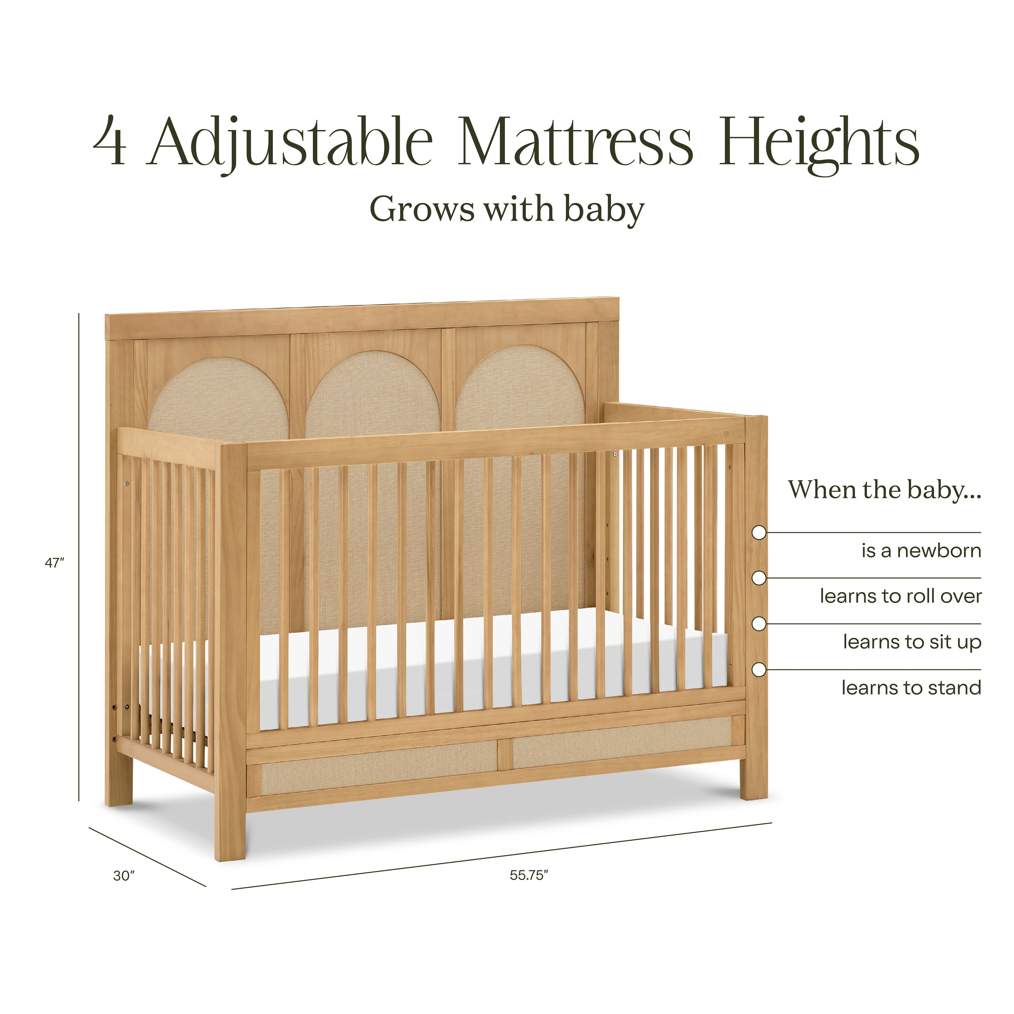 Namesake Eloise 4 in 1 Convertible Crib