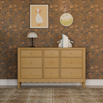 M32328HY,Namesake,Ambrosia 9-Drawer Assembled Dresser in Honey