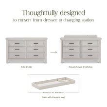 B14516WDF,Monogram by Namesake,Emory Farmhouse 6-Drawer Dresser in White Driftwood